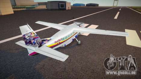 Cessna 208 Caravan Red Bull pour GTA San Andreas
