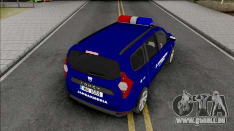 Dacia Lodgy Jandarmeria für GTA San Andreas