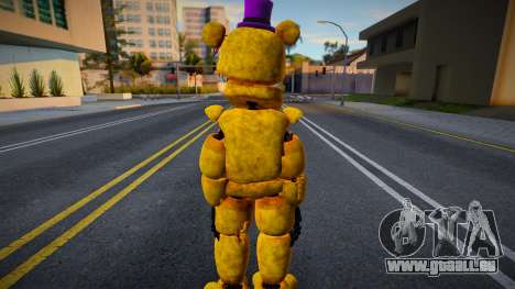 Withered Fredbear V2 pour GTA San Andreas