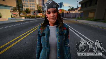 Fille motarde pour GTA San Andreas