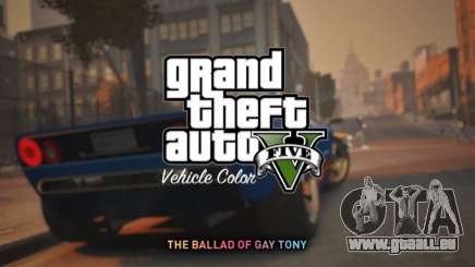 GTA V Vehicle Color v3 (FINALE) pour GTA 4