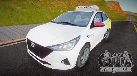 Hyundai Solaris 2022 Yandex Taxi pour GTA San Andreas