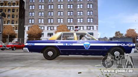 Dodge Aspen 1979 NYPD City Housing pour GTA 4