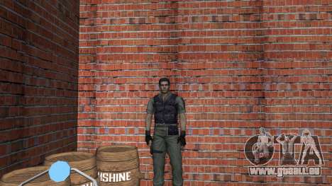 Resident Evil Chris Redfield für GTA Vice City