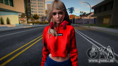 DOAXVV Amy - Fashion Casual V2 Crop Hoodie Supre pour GTA San Andreas