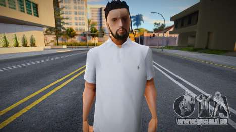 Jeune homme avec une barbe pour GTA San Andreas