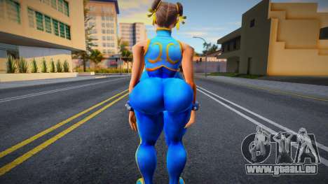 Chun Li Super Thicc With Big Belly für GTA San Andreas