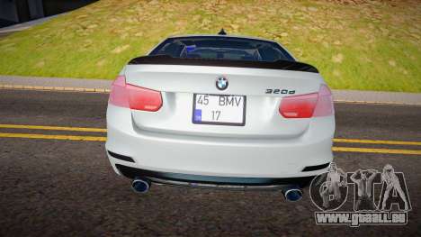 BMW 320d F30 pour GTA San Andreas