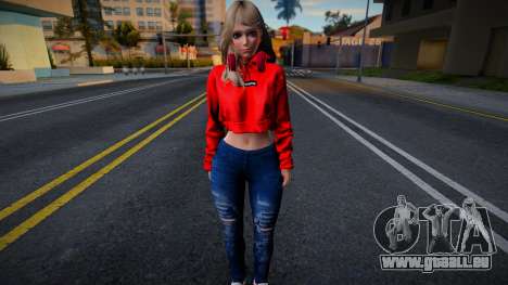 DOAXVV Amy - Fashion Casual V2 Crop Hoodie Supre für GTA San Andreas