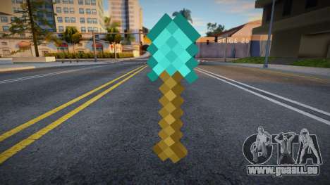 Minecraft Shovel für GTA San Andreas