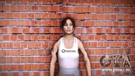 Chell from Portal 2 pour GTA Vice City