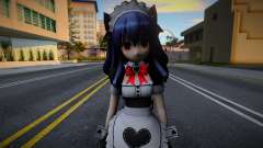Uni (Maid Outfit) from Hyperdimension Neptunia pour GTA San Andreas