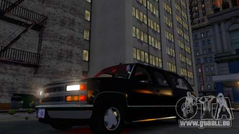 FBI Chevrolet Vorort GMT 400 1998 für GTA 4