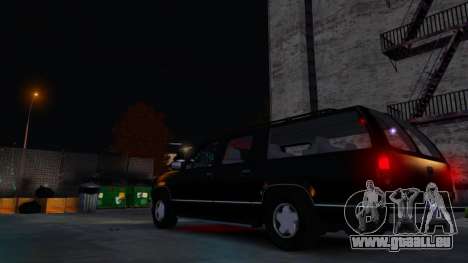 FBI Chevrolet Vorort GMT 400 1998 für GTA 4