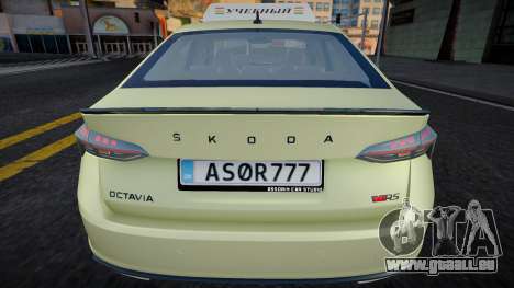 Centre de formation Skoda Octavia RS 2020 pour GTA San Andreas