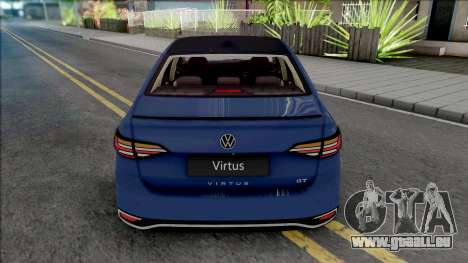 Volkswagen Virtus GT 2022 (Black Roof) pour GTA San Andreas