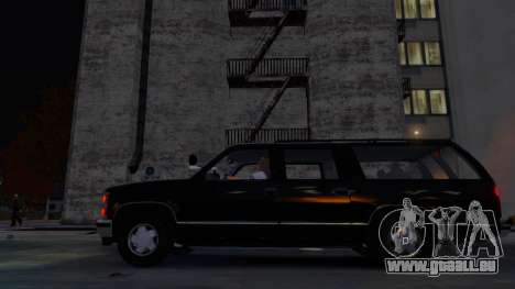 FBI Chevrolet Vorort GMT 400 1998 für GTA 4