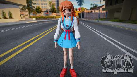 Mikuru Asahina (School Outfit) from The Melancho pour GTA San Andreas