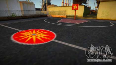 Macedonian Basket Court at Playa del Seville LQ für GTA San Andreas