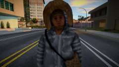 Brantley Tillman - veste avec fourrure pour GTA San Andreas