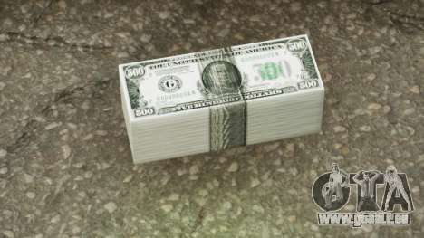 Realistic Banknote USD 500