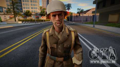 Deutscher Soldat (Afrika) aus Call of Duty 2 für GTA San Andreas