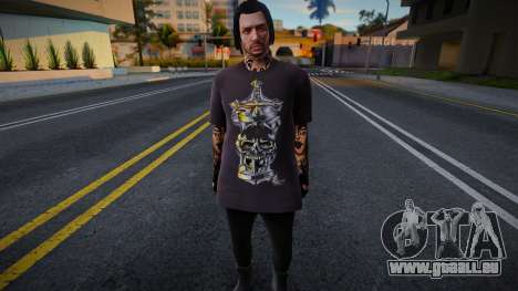 Der Typ in dunklen Kleidern von GTA Online für GTA San Andreas