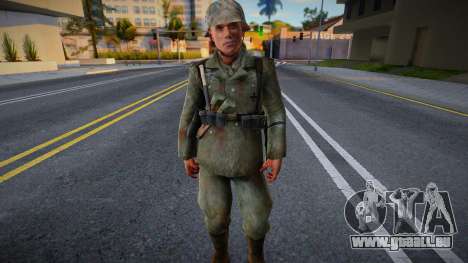 Soldat de la Wehrmacht V2 pour GTA San Andreas