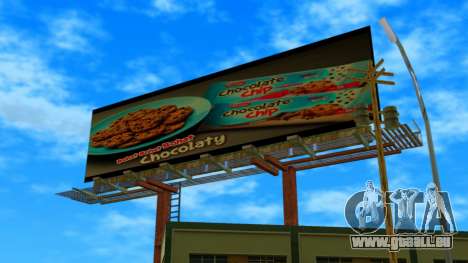 Billboard Chocolate Chip für GTA Vice City