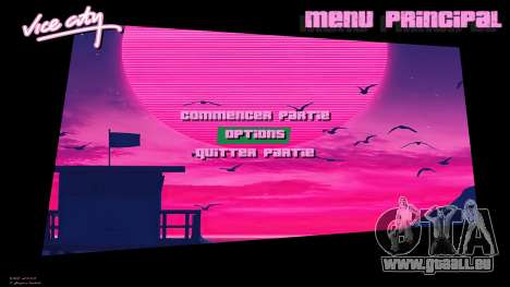 Retrowave Menu Mod pour GTA Vice City