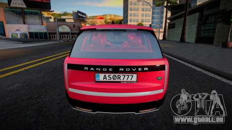Land Rover Range Rover 2022 (Assorin) pour GTA San Andreas
