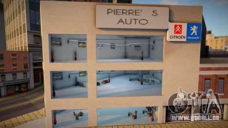 Pierre Auto (Peugeot-Citroen Dealer) für GTA San Andreas