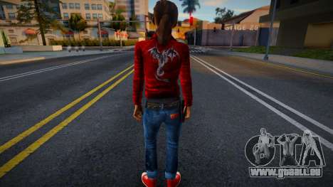 Zoe (Red) aus Left 4 Dead für GTA San Andreas