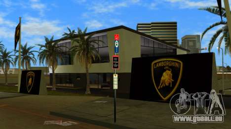 Lamborghini Showroom pour GTA Vice City