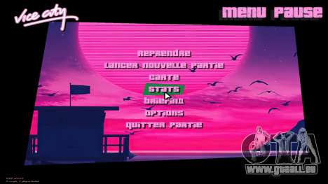 Retrowave Menu Mod für GTA Vice City