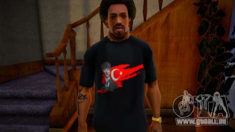 Mustafa Kemal Ataturk V2 T-Shirt pour GTA San Andreas