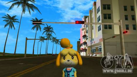 Isabelle from Animal Crossing (Blue) pour GTA Vice City