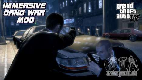 GTA 4 IMMERSIVE GANG WAR MOD pour GTA 4