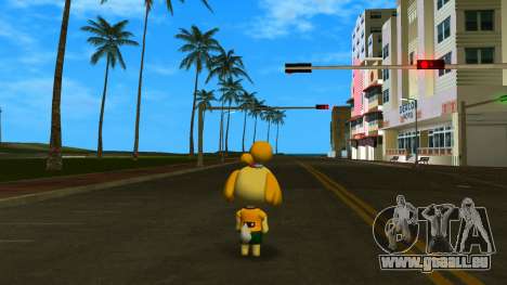Isabelle from Animal Crossing (Yellow) für GTA Vice City