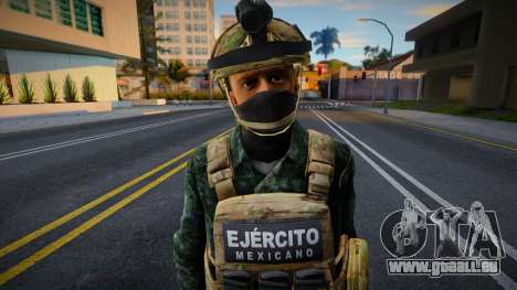 Soldat du Corps des forces spéciales mexicaines pour GTA San Andreas