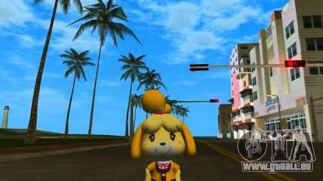 Isabelle from Animal Crossing (Yellow) für GTA Vice City