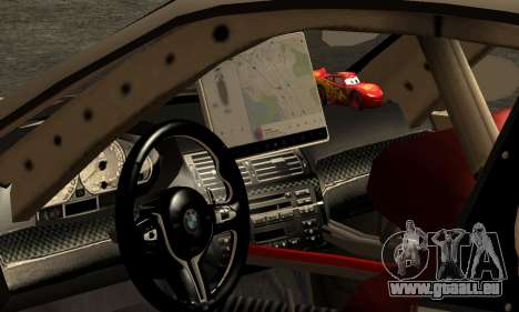 Moteur Supra Retour vers le futur Bmw M3 Gtr pour GTA San Andreas