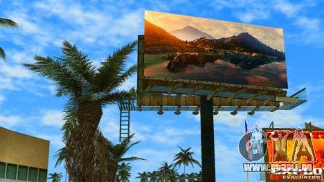 Affiche avec les montagnes de GTA 5 pour GTA Vice City