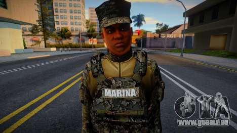 Schwarzer Soldat für GTA San Andreas