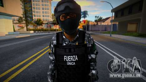 Soldat aus Fuerza Única Jalisco v7 für GTA San Andreas