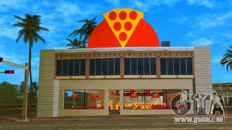Neue Texturen der Pizzeria für GTA Vice City