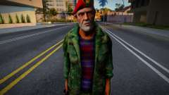 Bill en uniforme de Left 4 Dead pour GTA San Andreas