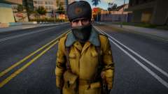 Soldat soviétique en uniforme d’hiver pour GTA San Andreas