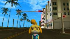 Isabelle from Animal Crossing (Blue) für GTA Vice City