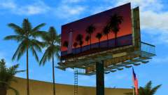 Coucher de soleil à Vice City (écran GTA Trilogy) pour GTA Vice City